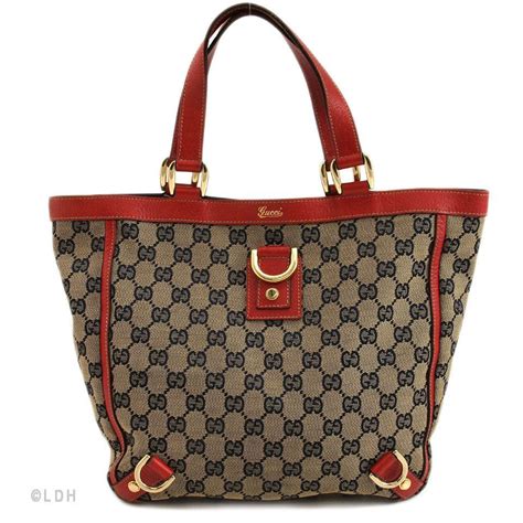 gucci monogram red bag|pre owned Gucci handbags.